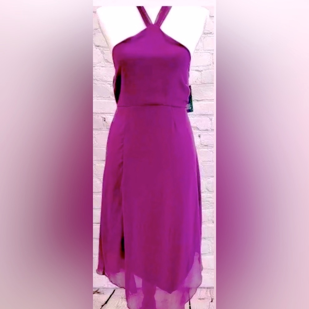 Wild Fable Purple Halter Dress NWT